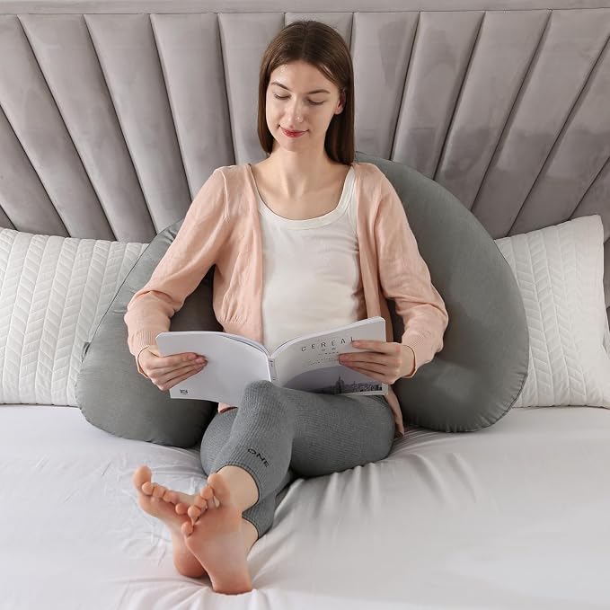 BATTOP Pregnancy Pillows with Cooling Cover, Cooling Maternity Pillow - Image 4