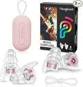 Hearprotek Concert Ear Plugs, 2Pairs Reusable high Fidelity Musician Ear Plugs by Hearprotek