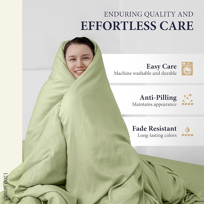 100% Egyptian Cotton King Size Sheets Set - Image 7