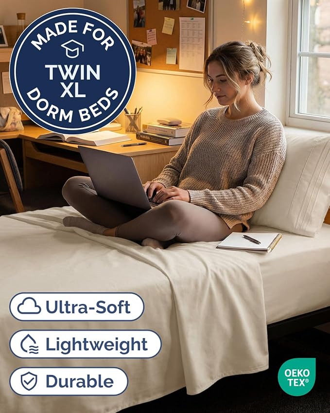 Twin XL Size 3 Piece Sheet Set - Image 2