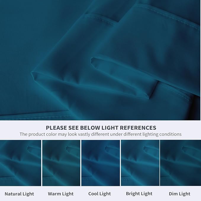 Maple&Stone Twin Flat Sheet 6 Pack, Premium Soft & Breathable, Brushed - Image 3