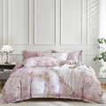 OAITE Duvet Cover Set Twin Size Floral Pattern 600 Thread Count Ultra Soft 100% by OAITE