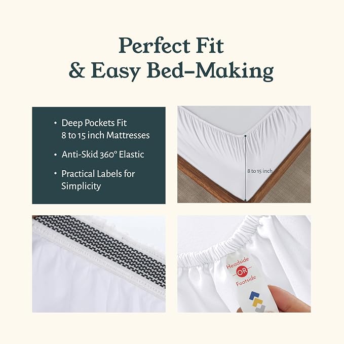 California Design Den 2-Pack Full Size Sheet Sets - Image 5