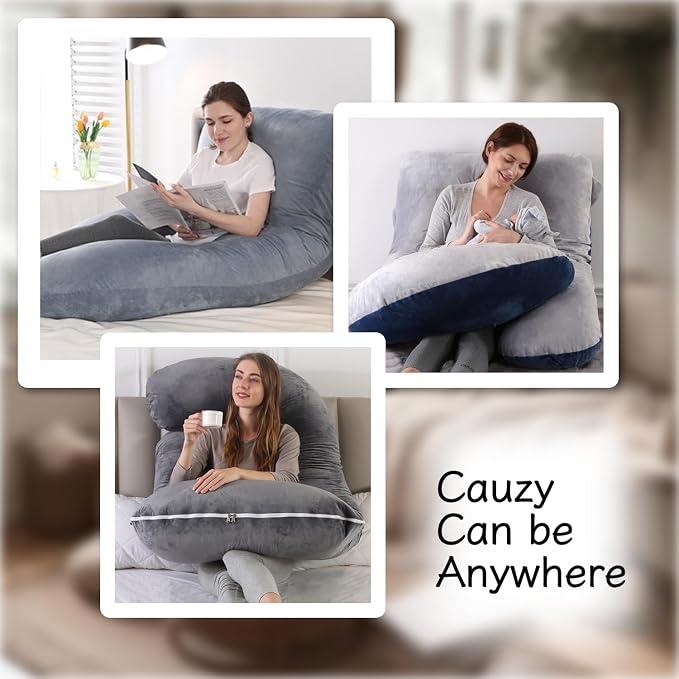 ALLOPERA Pregnancy Pillow, Full Body Maternity Pillow 57 inch, - Image 7