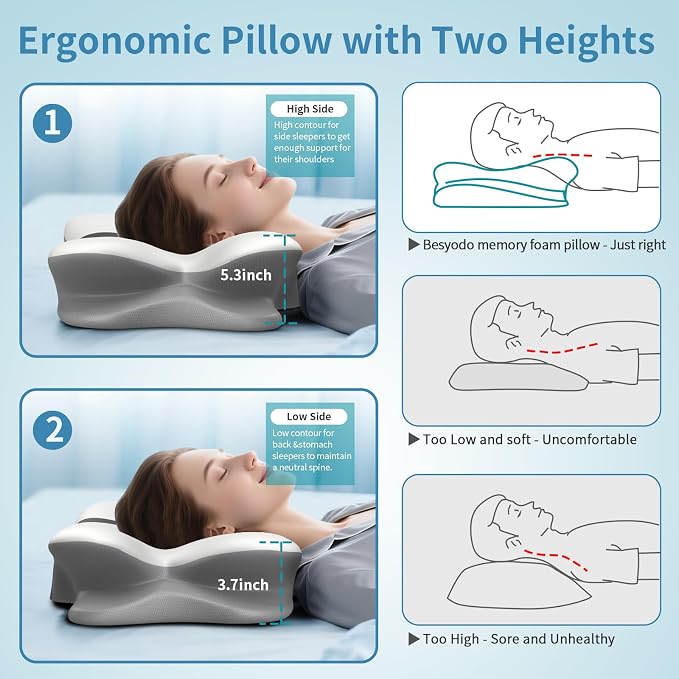 Cervical Neck Pillow for Pain Relief - Image 6