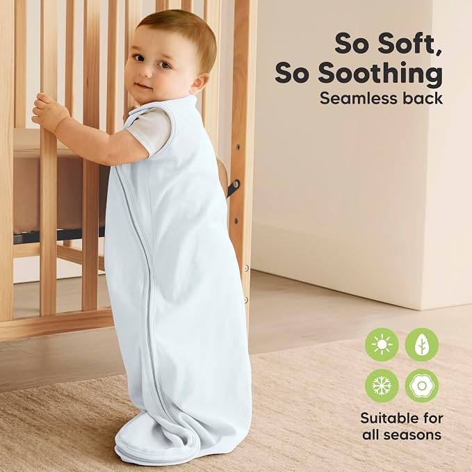 2-Pack Organic Baby Sleep Sacks, 100% Cotton - Image 4