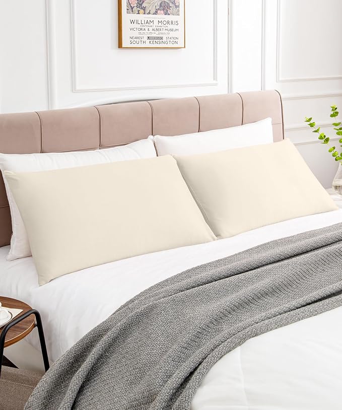 Warmstar Cotton Pillow Cases Standard Size Set of 2, 600 Thread Count - Image 2