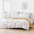 LEMIROE Botanical Cotton Comforter Queen Size 3Pcs by LEMIROEBEDDING