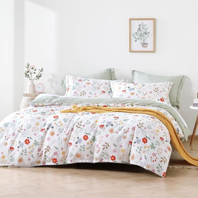 LEMIROE Botanical Cotton Comforter Twin Size 2Pcs by LEMIROEBEDDING