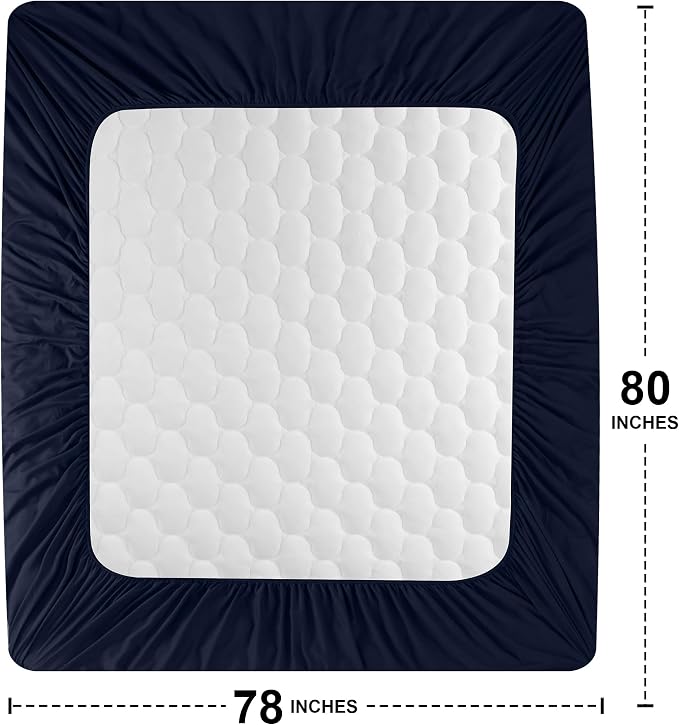 Utopia Bedding Waterproof Mattress Protector, King Mattress Pad, Noiseless - Image 4