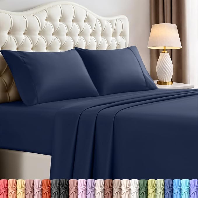 Utopia Bedding Queen Size Sheet Set – 4 Piece Bed Sheets, Soft and Breathable by UTOPIABEDDING