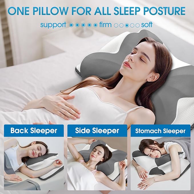 CloudBliss Cervical Memory Foam Pillow - Image 4