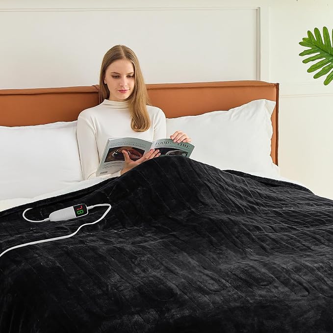 BOMOVA Heated Electric Blanket Full Size by BOMOVA