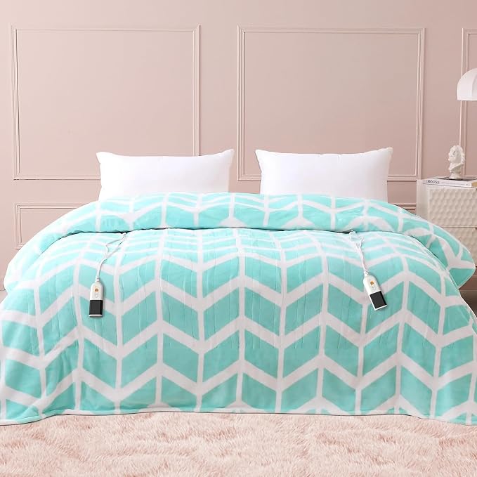 VENTIMI Electric Blanket Queen Size, Fast Heating Blanket by VENTIMI