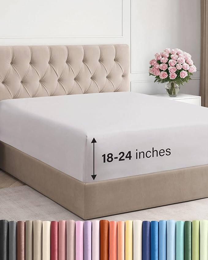 Extra Deep King Fitted Sheet by CGKUnlimited