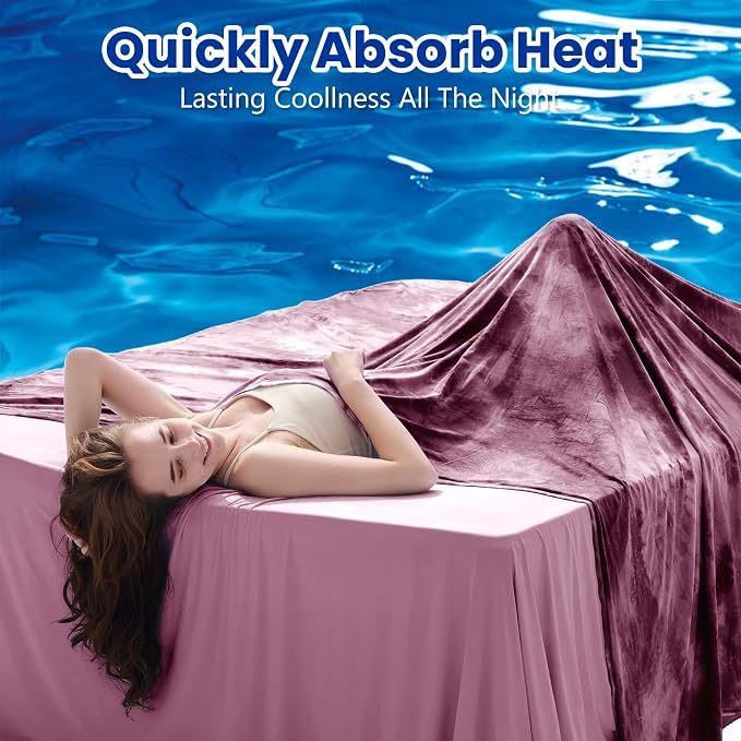 Topcee Cooling Throw Blanket for Hot Sleepers, Arc-Chill Q-Max >0.5 Cool Fiber - Image 2