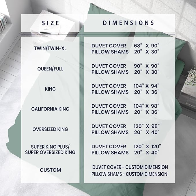 Kotton Culture 1 Pc California King Size Duvet Cover Only -100% Egyptian Cotton - Image 3