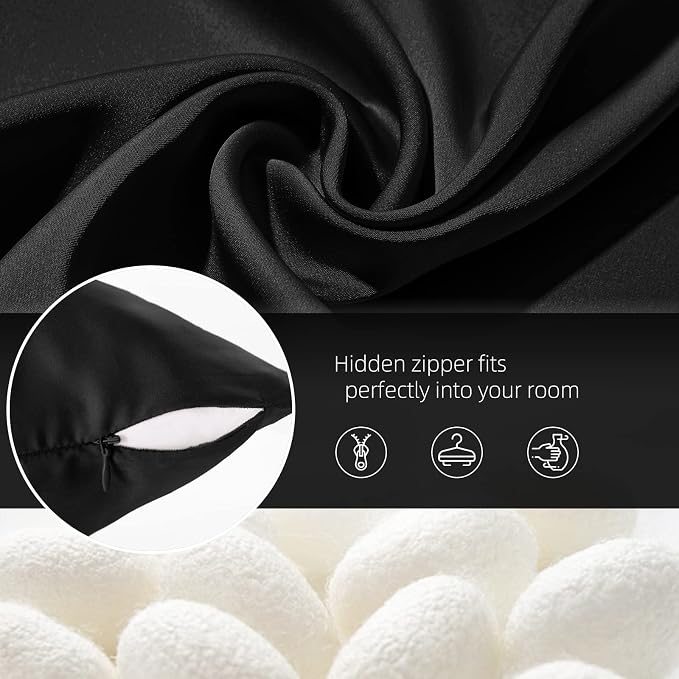 Silk Pillow Cases for Hair and Skin Mulberry Silk Pillowcase Soft Breathable - Image 6