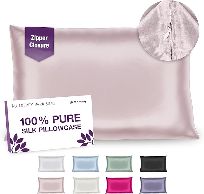 Mulberry Park 100% Silk Pillowcase by MulberryParkSilks