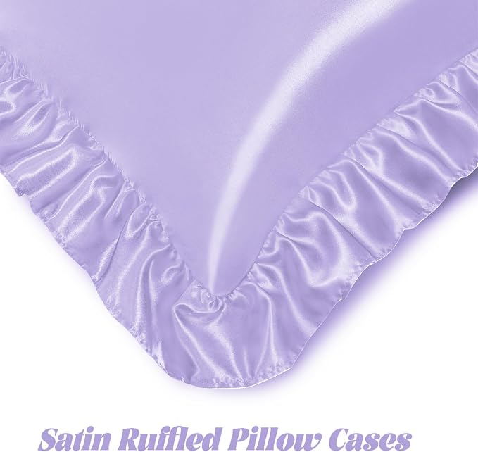 Homiest Ruffle Satin Pillowcase - Image 5