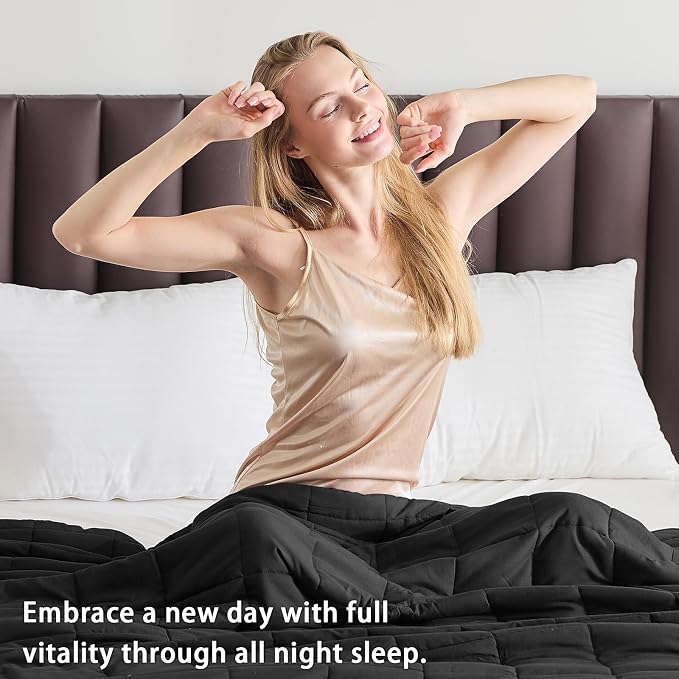 yescool Weighted Blanket for Adults Cooling Heavy Blanket for Sleeping Perfect - Image 5
