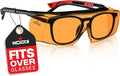 NoCry Blue Light Blocking Safety Glasses Over Eyeglasses by NoCry