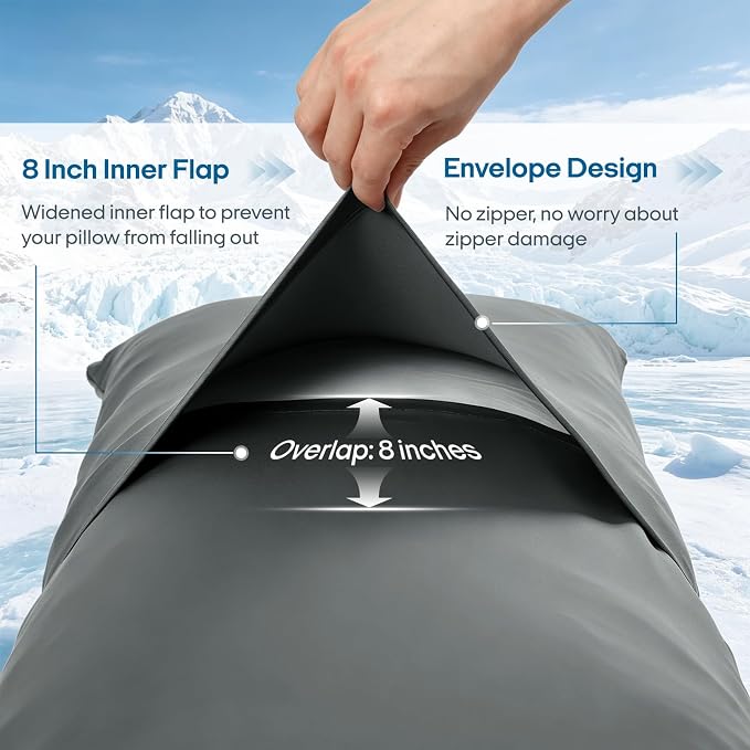 ZonLi Cooling Body Pillowcase for Hot Sleepers, Breathable Body Pillow Cover - Image 5