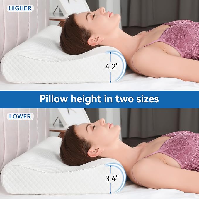 Ergonomic Memory Foam Pillow - Image 2