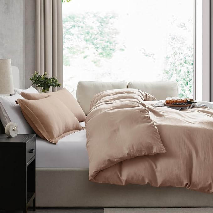 Nestl Khaki Duvet Cover King Size - Image 7