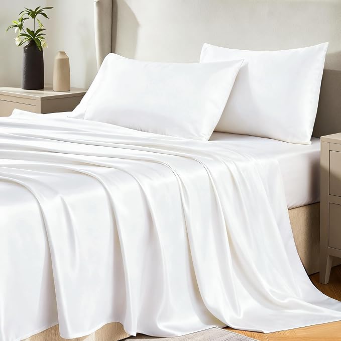 CozyLux Satin Sheets Cal King Sheet Set by CozyLux