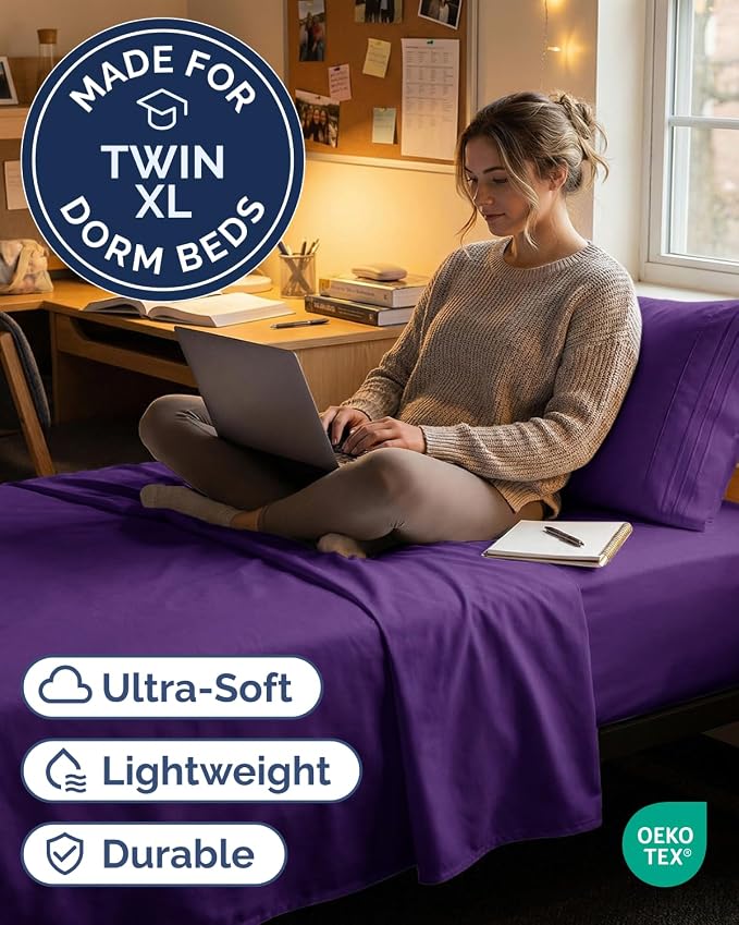 Twin XL Size 3 Piece Sheet Set - Image 2