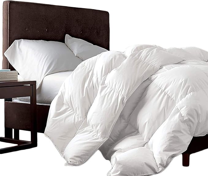 Luxurious Twin/Twin XL Size Goose Down Fiber Waterfowl Feather Fiber Comforter by EgyptianBedding
