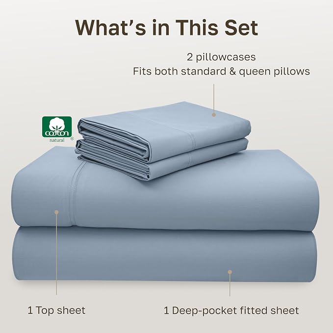 California Design Den Queen Size Sheet Set - Image 4