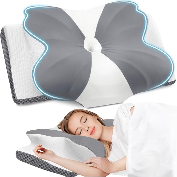 CloudBliss Cervical Memory Foam Pillow by CloudBliss