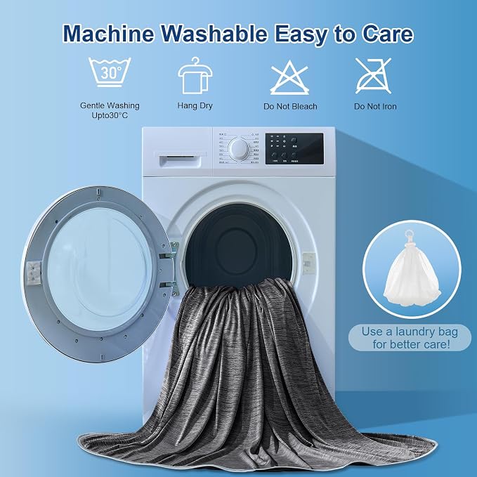 KMUSET Cooling Blanket Throw, Double Sided Summer Cooling Blankets - Image 7