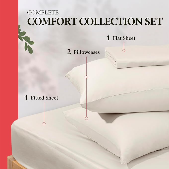 100% Egyptian Cotton King Size Sheet Set - Image 3