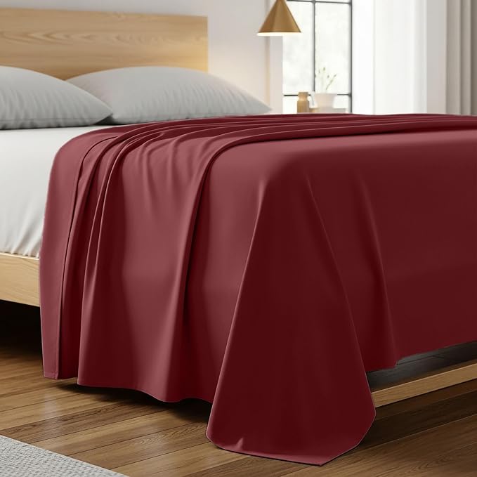 Mellanni Twin XL Size Flat Sheet by Mellanni