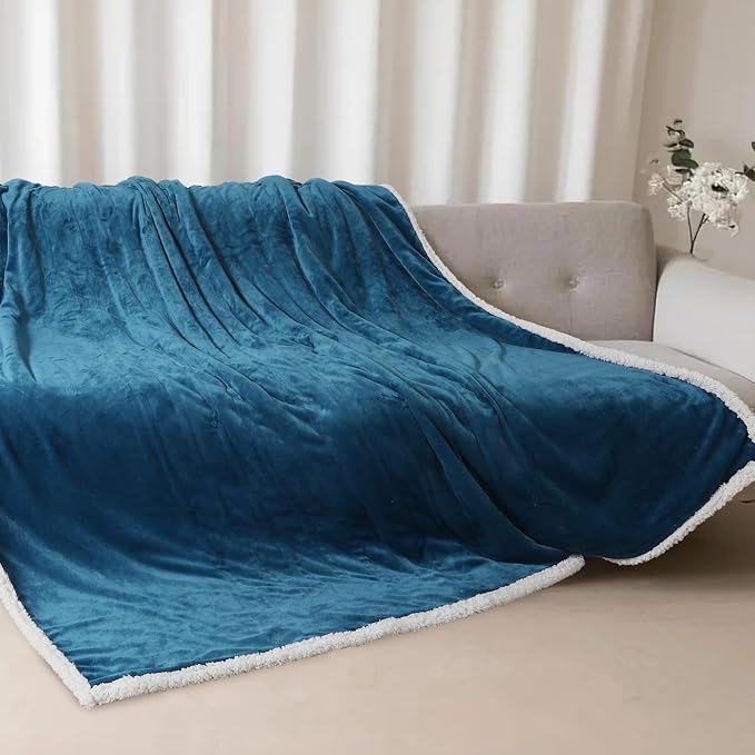 LaffyLo Heated Throw Blanket 50 x 60, Fast Heating Electric Blanket, Dual-Sided - Image 5