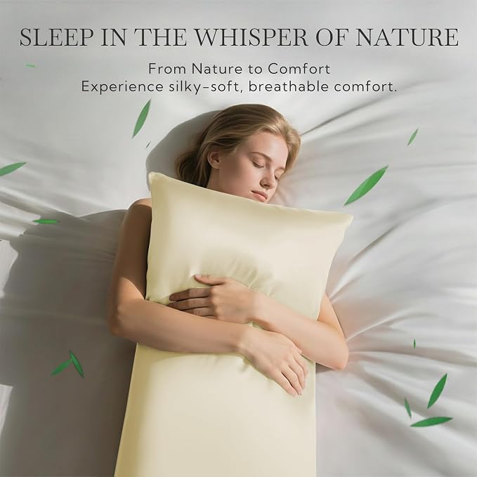 MR&HM King Pillow Cases Set of 2, Cooling Pillow Case - Image 2