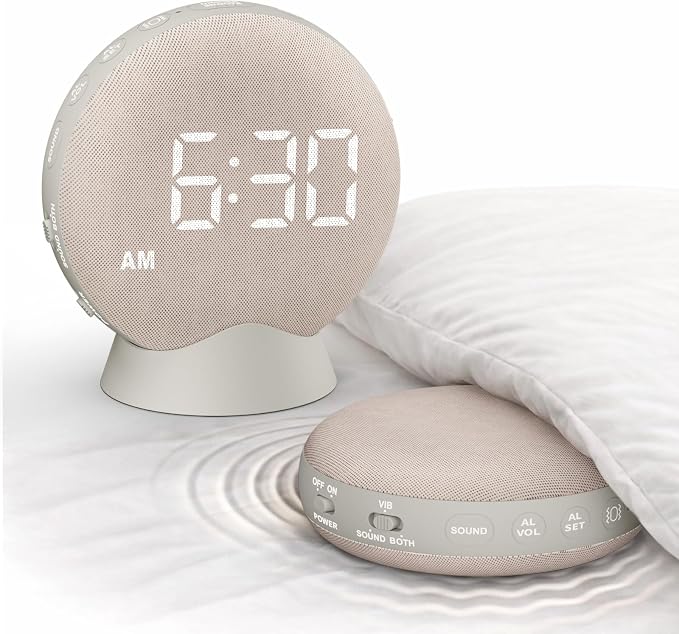 SolaceRise Super Loud Alarm Clock by SolaceRise