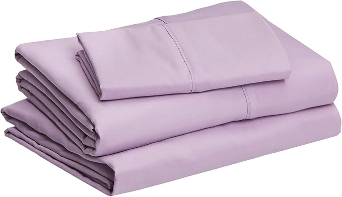 Amazon Basics Lightweight Super Soft Easy Care Wrinkle-Free Breathable Brushed - Image 2