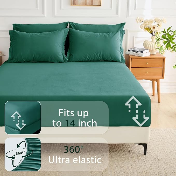 MUXHOMO 5 Pieces Twin Comforter Set, Soft Bed in a Bag Twin Size, All Season - Image 6