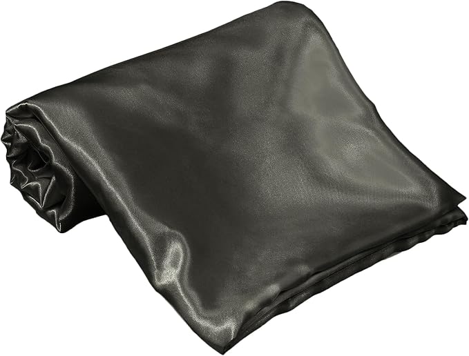 Homiest Dark Grey Satin Queen Bedding - Image 2