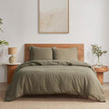 DAPU 100% Linen Duvet Cover Set by DAPU