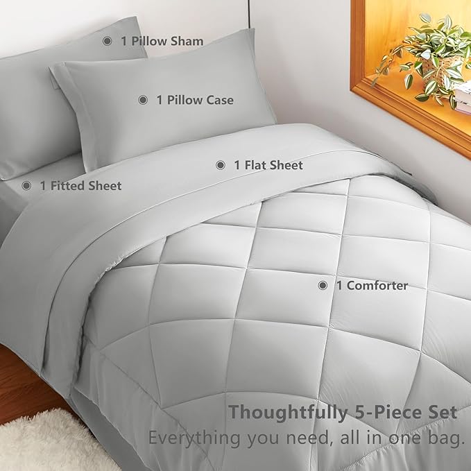 CozyLux Twin Comforter Set - Image 3