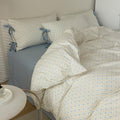 mixinni Blue Floral Duvet Cover Set King by mixinni