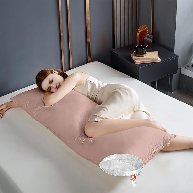 Goose Down Body Pillows for Adults, Large Body Pillow for Side Sleeper - Image 9