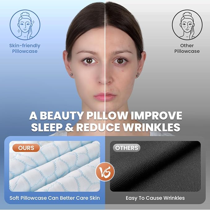 JINXIA Cervical Neck Pillow for Neck and Shoulder, Odorless Memory Foam Pillow - Image 4