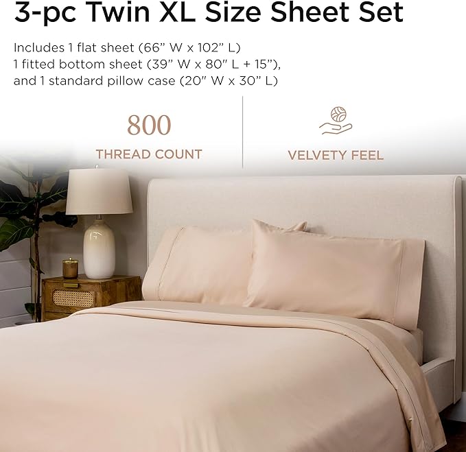 Threadmill Luxury 800 Thread Count 100% Cotton Sheets - Image 2