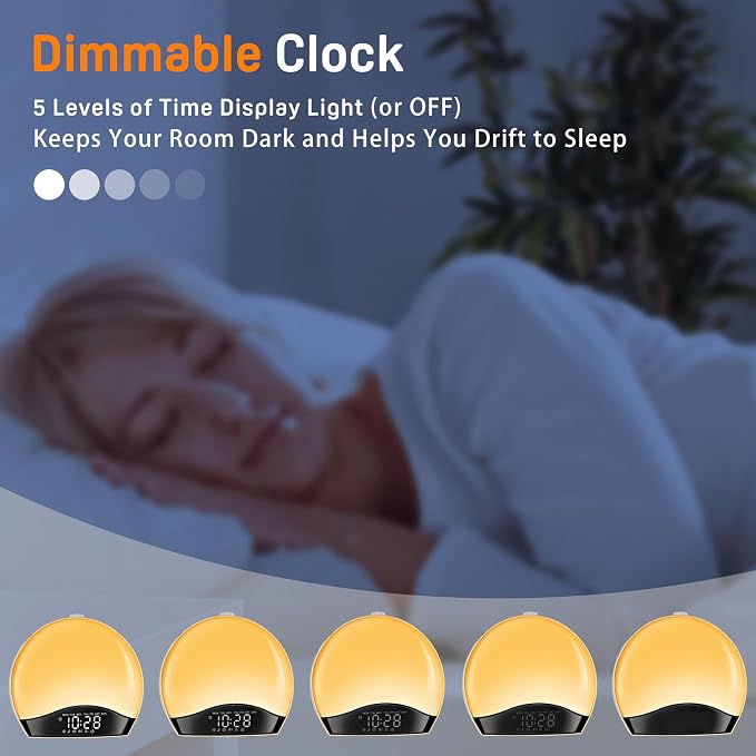 JALL Sunrise Alarm Clock for Bedrooms - Image 7